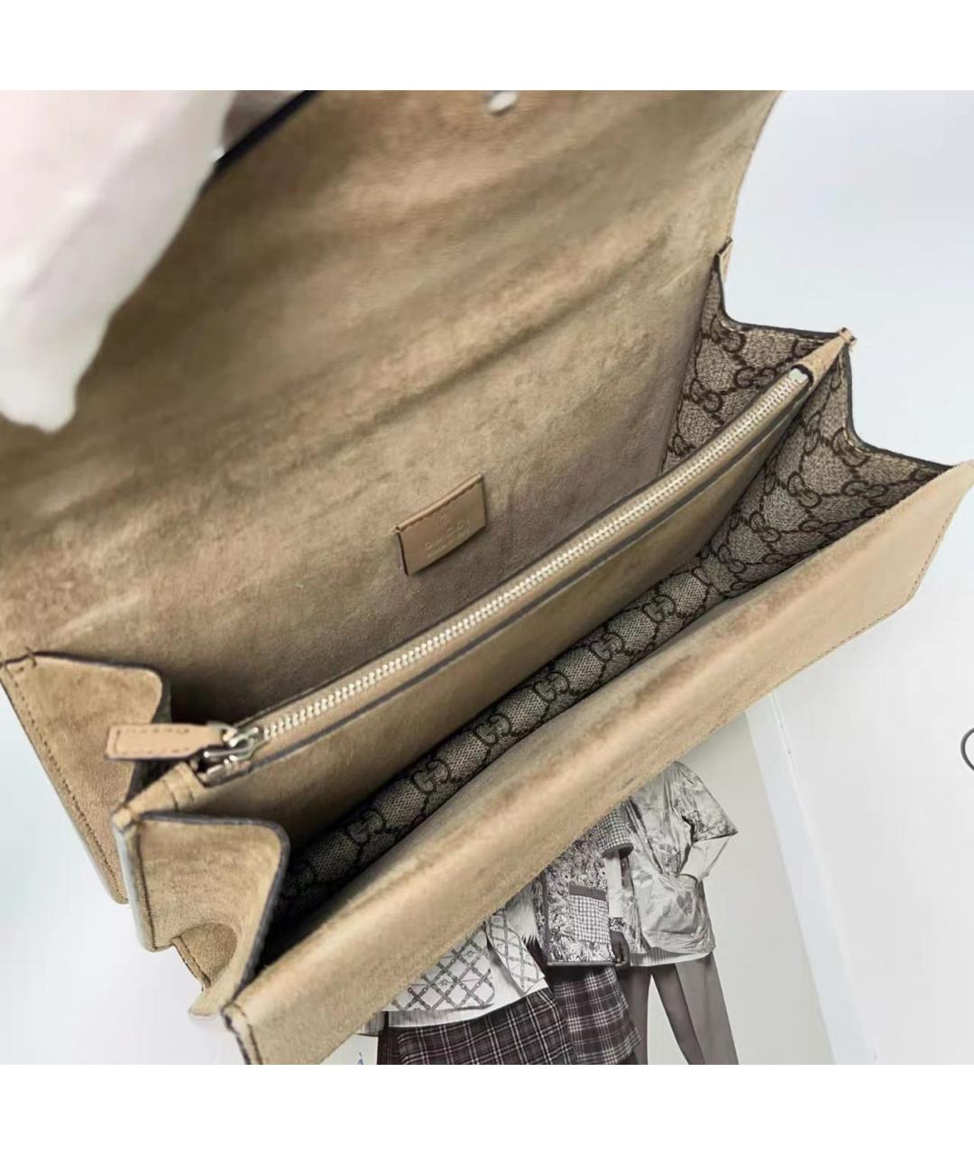 GUCCI Бежевая сумка через плечо, фото 8