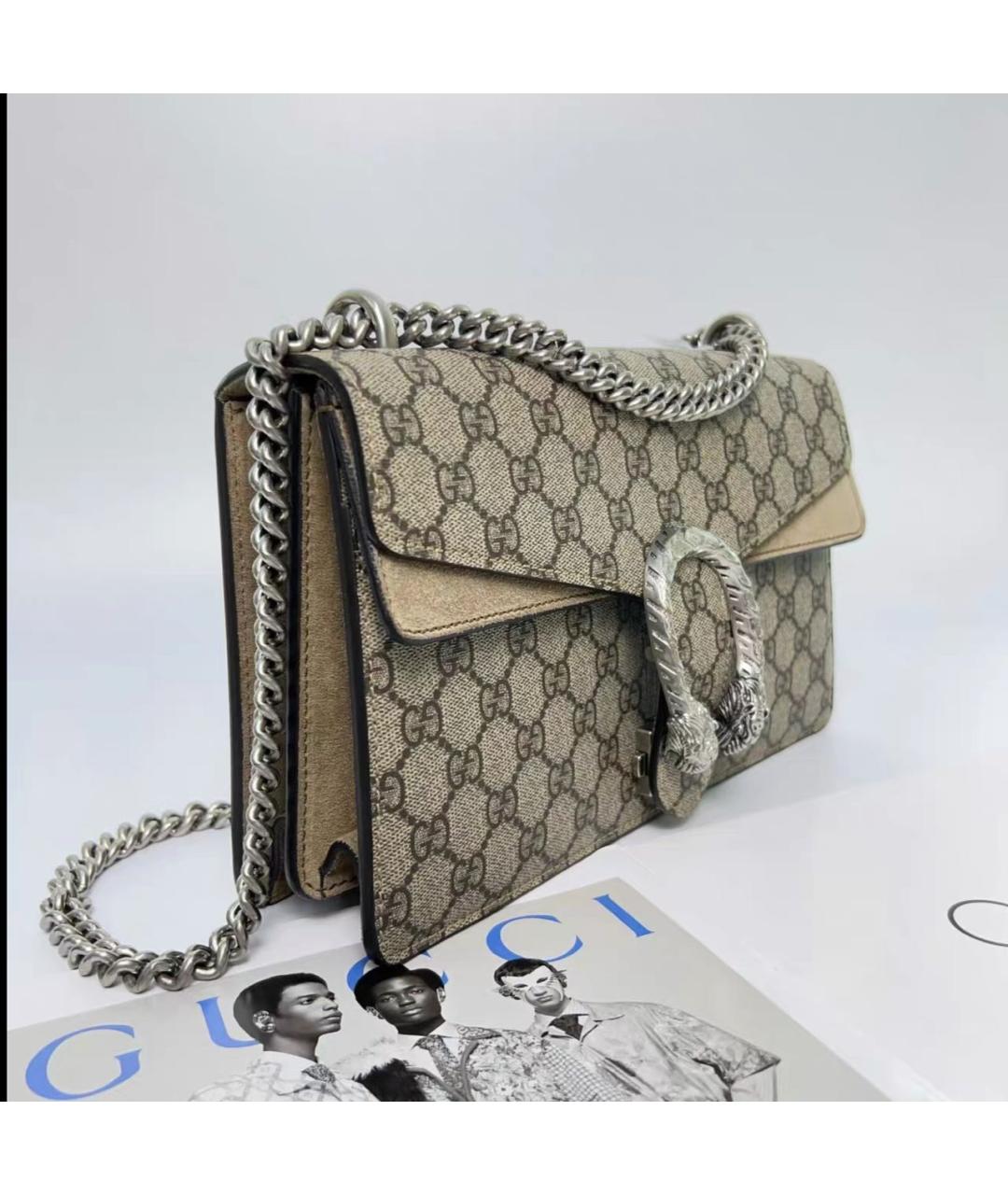 GUCCI Бежевая сумка через плечо, фото 4