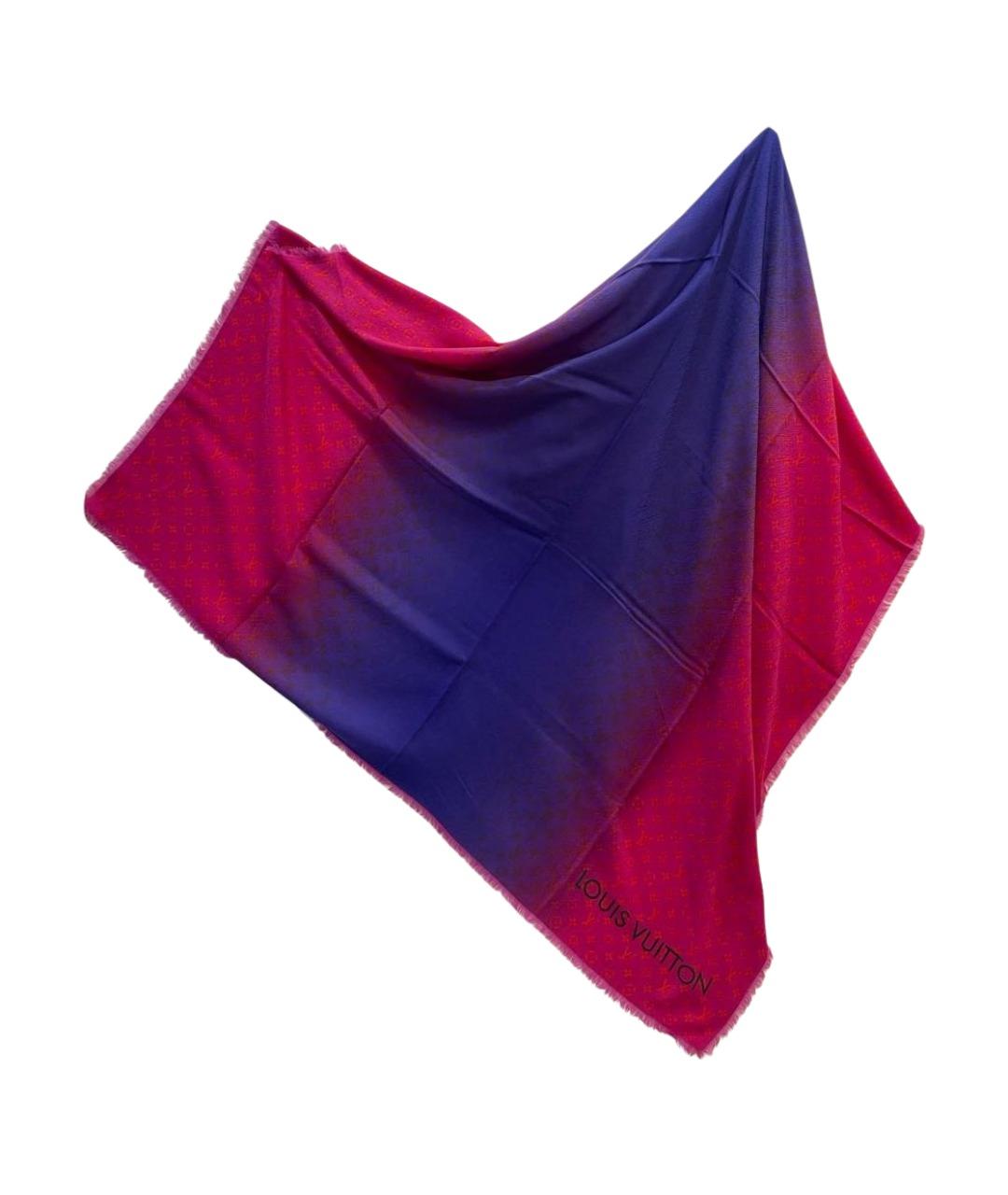 LOUIS VUITTON Фуксия шерстяной шарф, фото 1