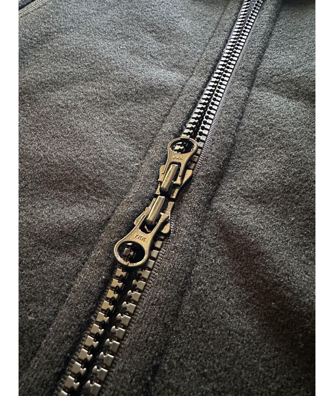 STONE ISLAND Черная шерстяная куртка, фото 4