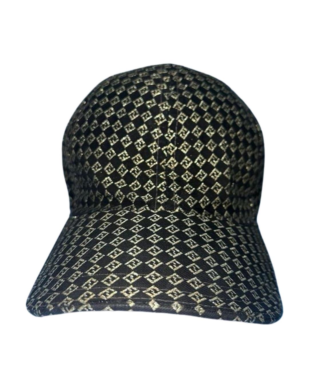 FENDI Черная кепка, фото 1