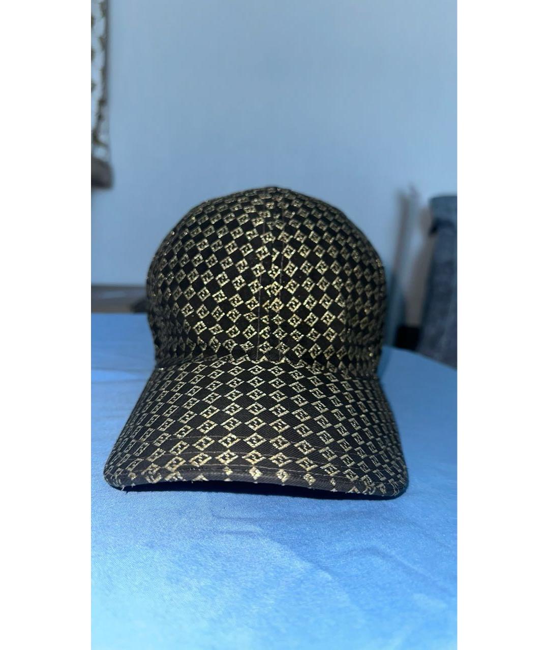 FENDI Черная кепка, фото 9