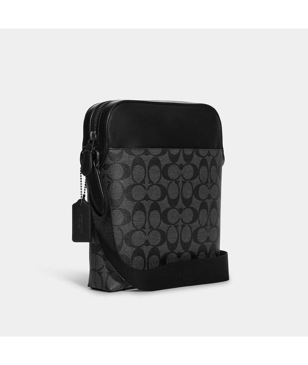 COACH Черная сумка на плечо, фото 5