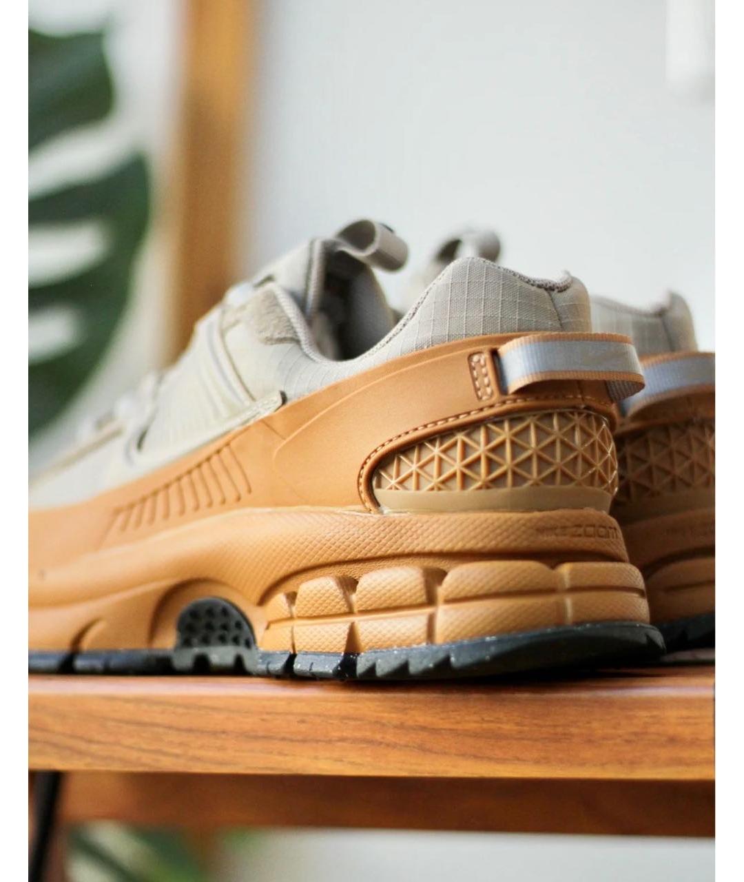 NIKE Коричневые низкие кроссовки / кеды, фото 6