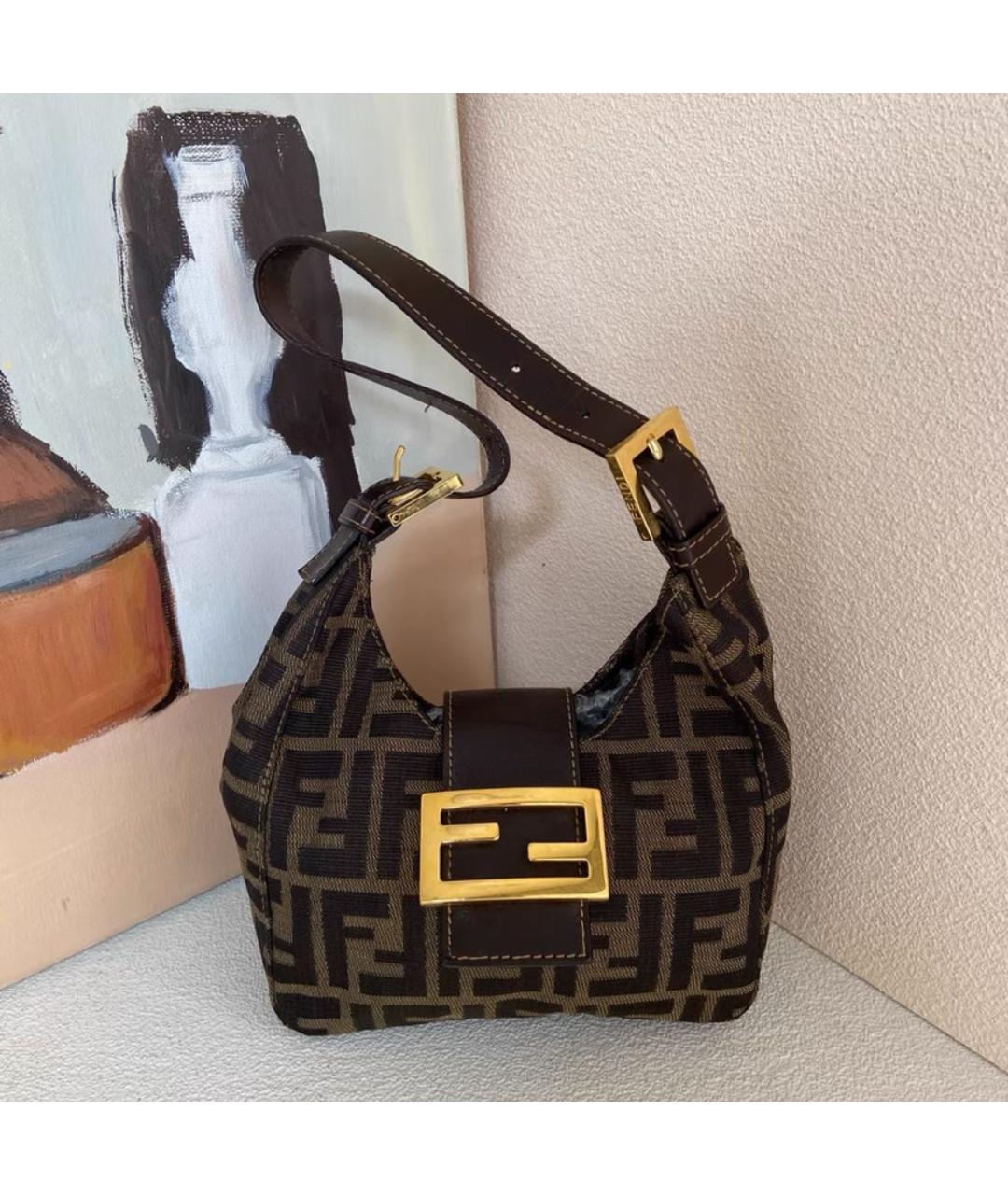 FENDI Мульти тканевая сумка через плечо, фото 6