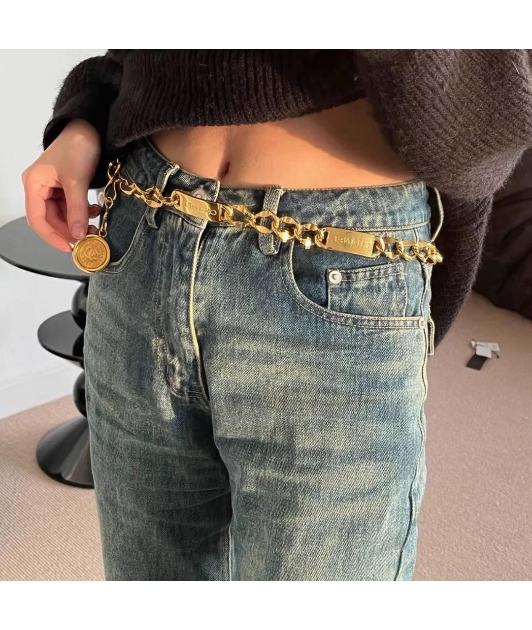 CHANEL Золотой ремень, фото 4