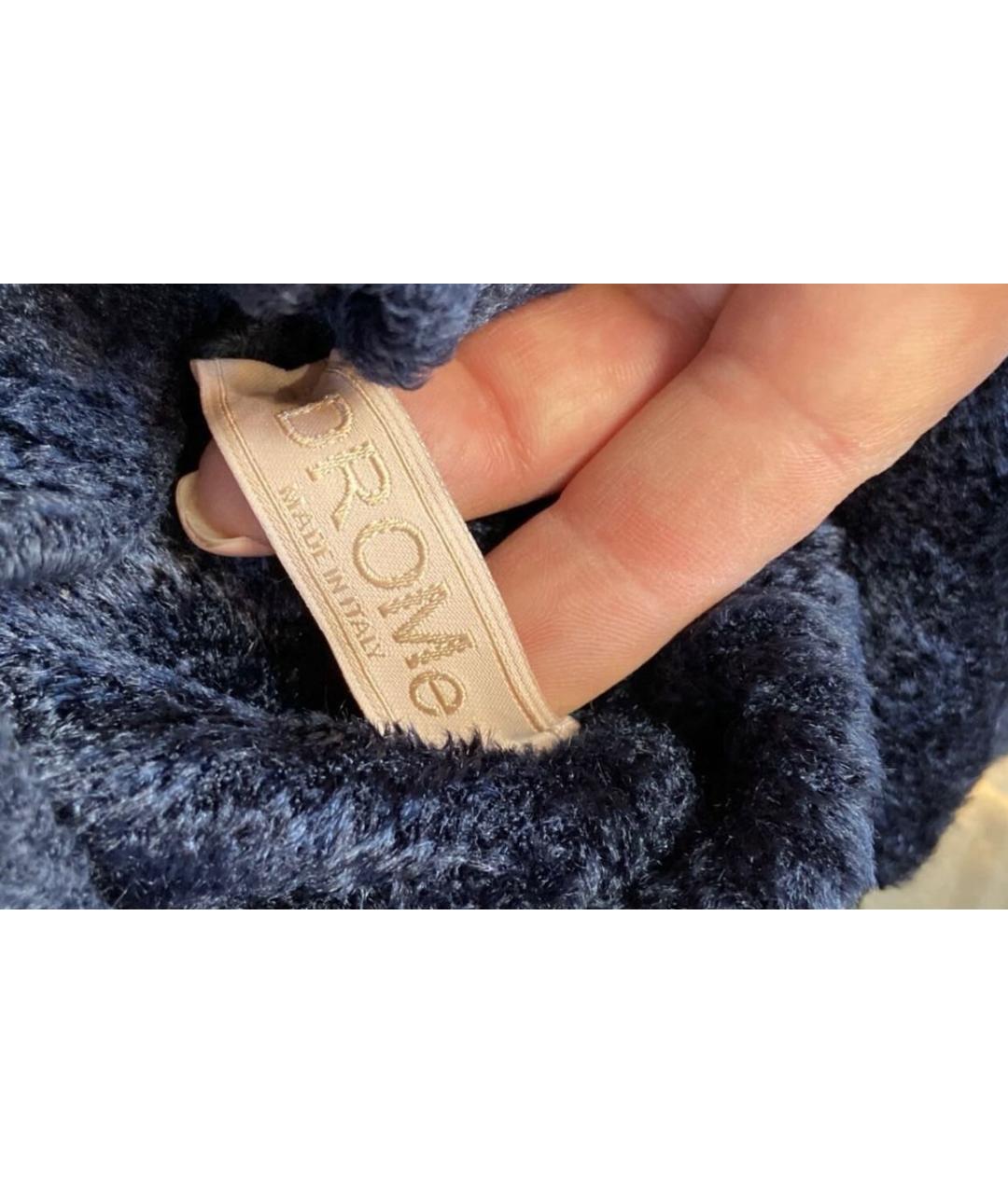 DROME Темно-синий вискозный джемпер / свитер, фото 8