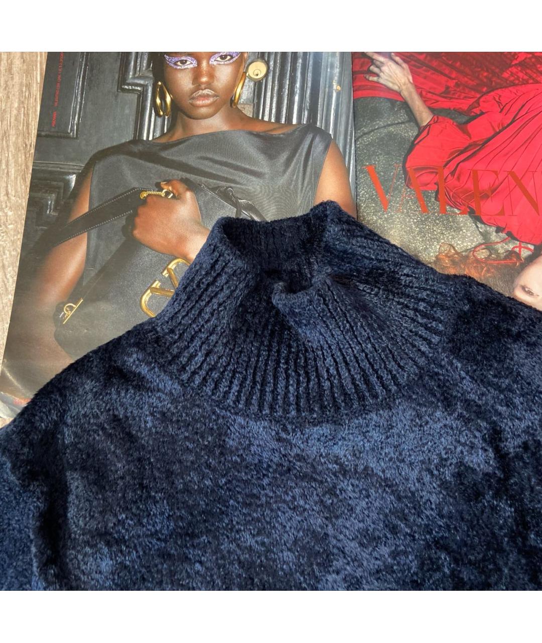 DROME Темно-синий вискозный джемпер / свитер, фото 4