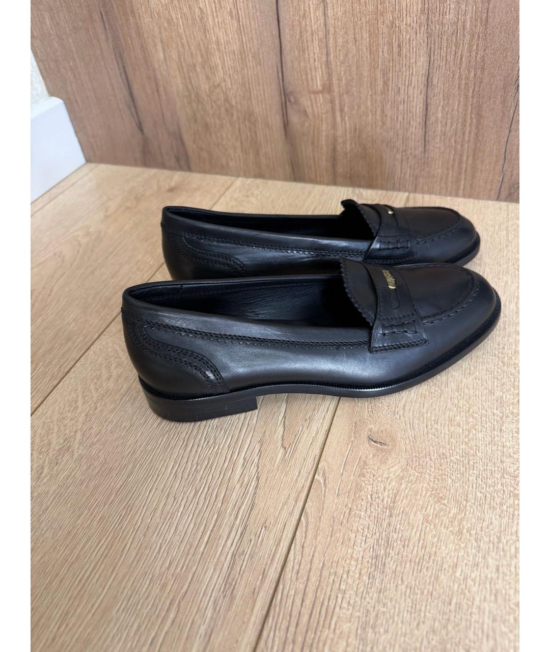 BOTTEGA VENETA Черные кожаные лоферы, фото 9