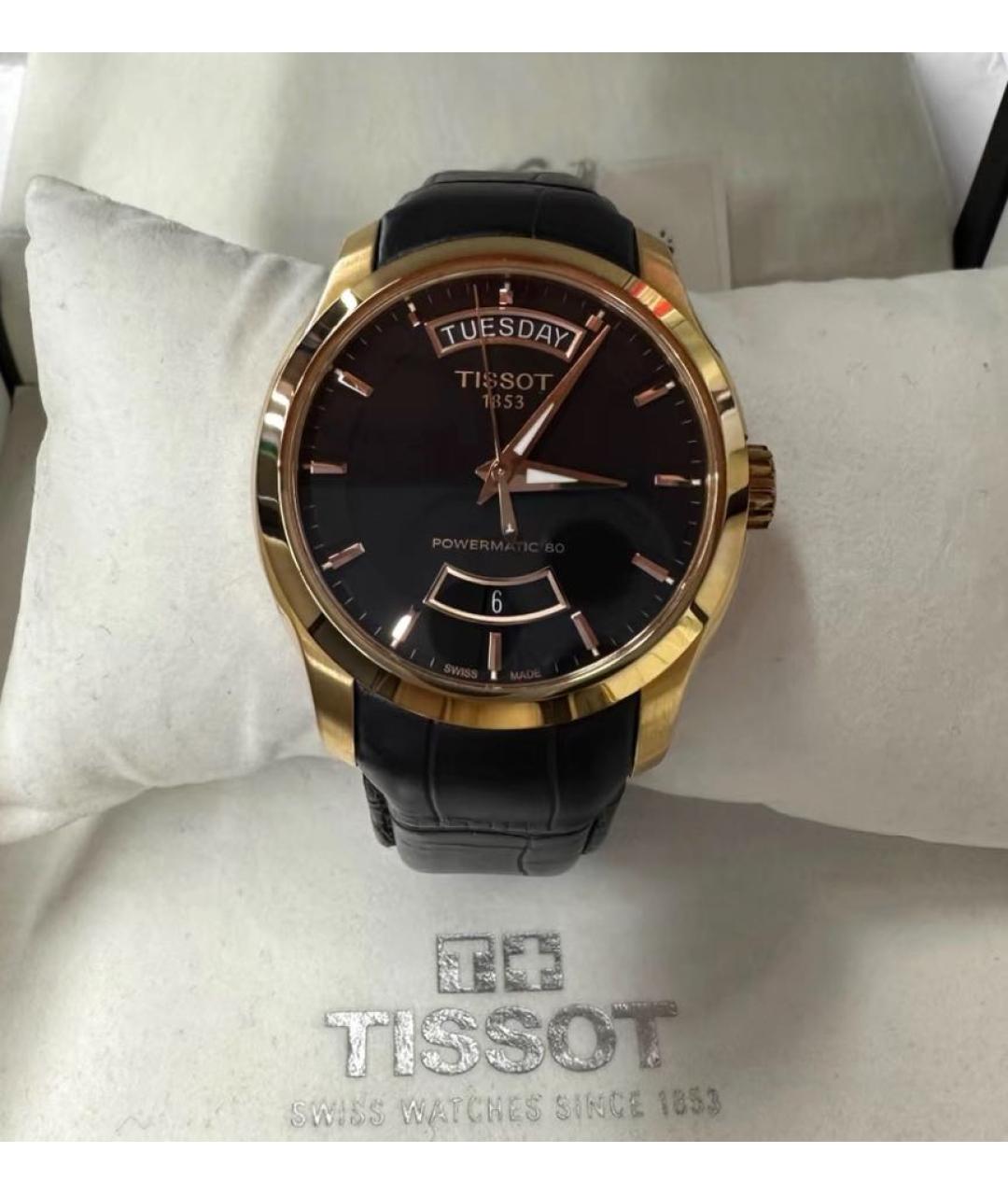 TISSOT Золотые стальные часы, фото 2