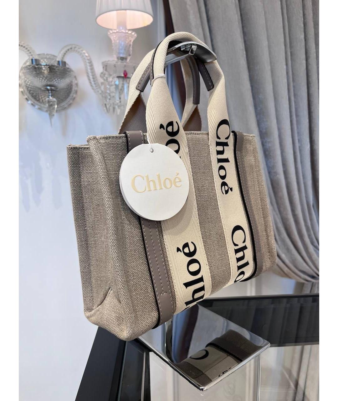 CHLOE Бежевая сумка тоут, фото 2