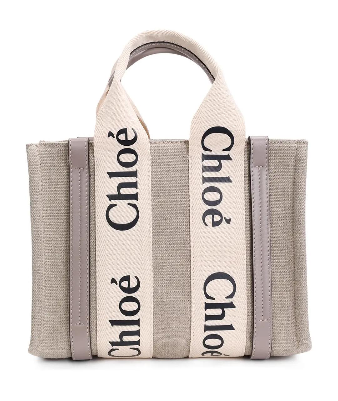 CHLOE Бежевая сумка тоут, фото 1