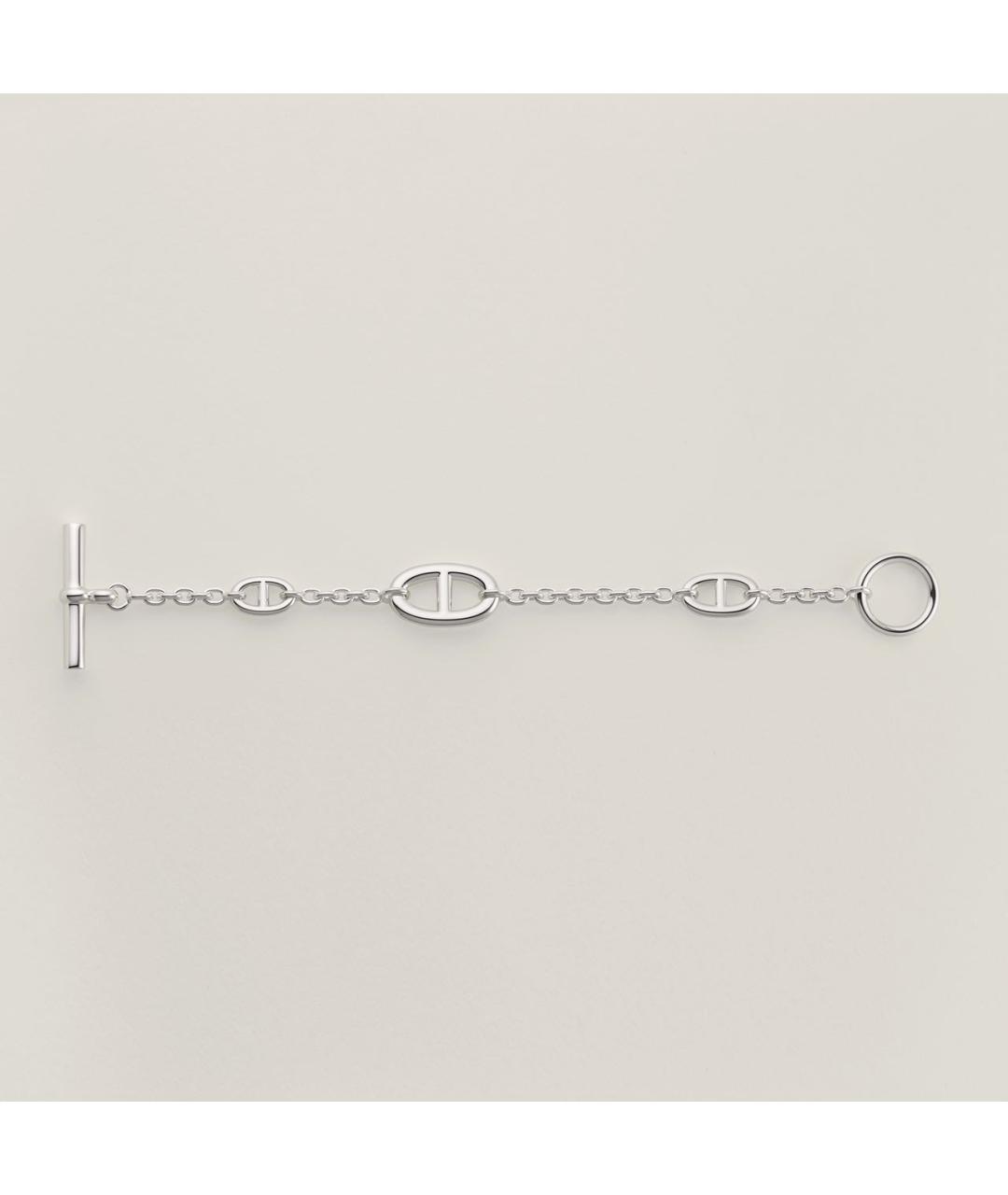 HERMES Серебрянный серебряный браслет, фото 5