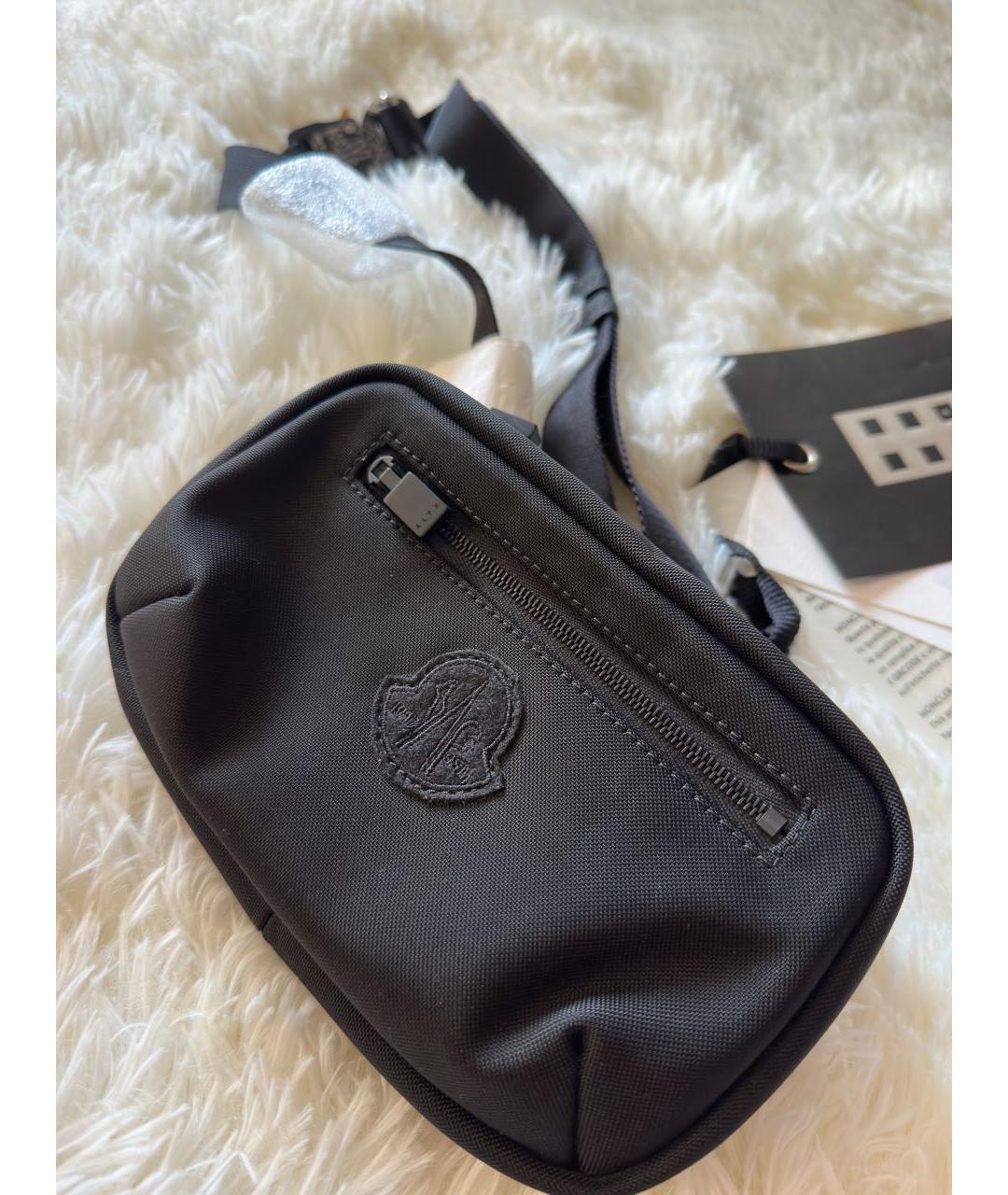 MONCLER Черная барсетка, фото 3