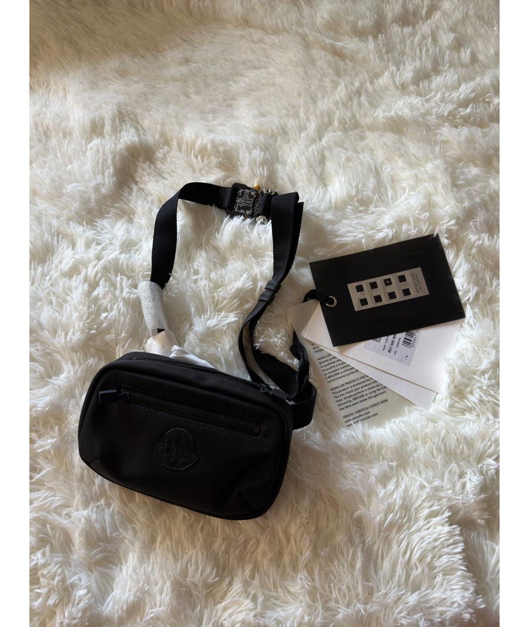 MONCLER Черная барсетка, фото 2
