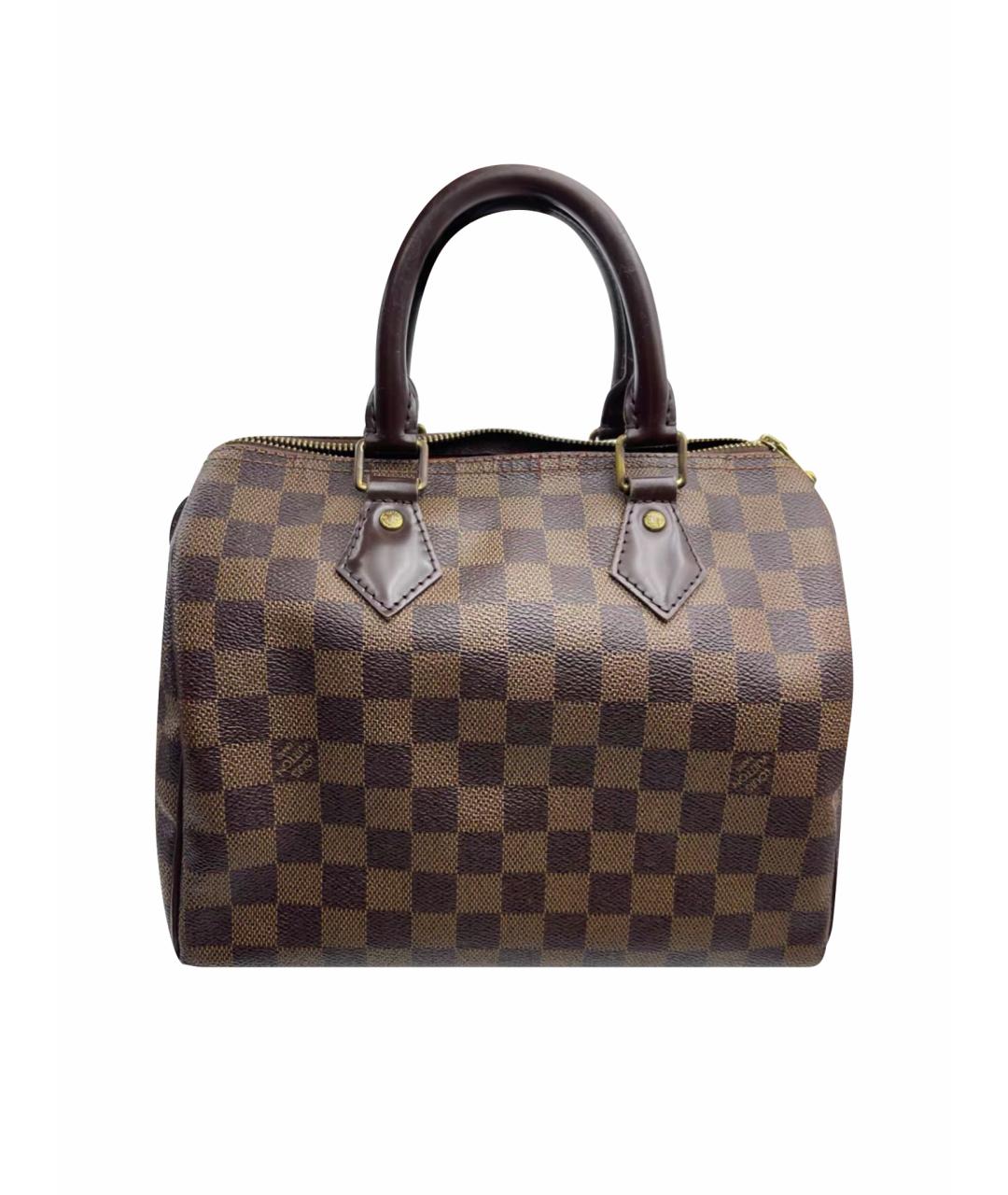 LOUIS VUITTON Коричневая сумка с короткими ручками, фото 1