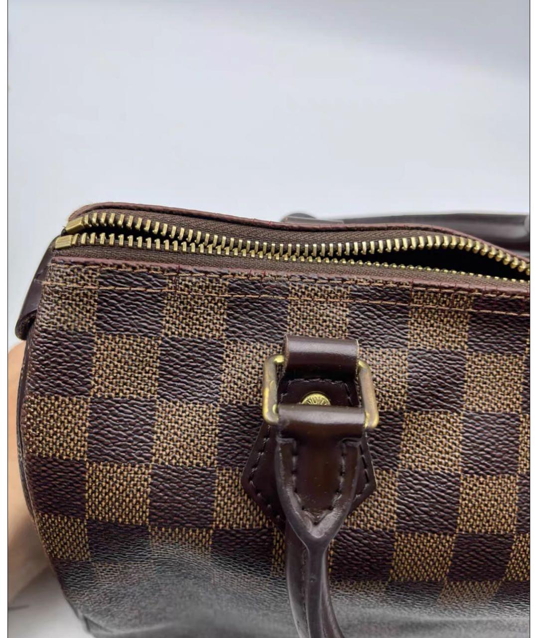 LOUIS VUITTON Коричневая сумка с короткими ручками, фото 2