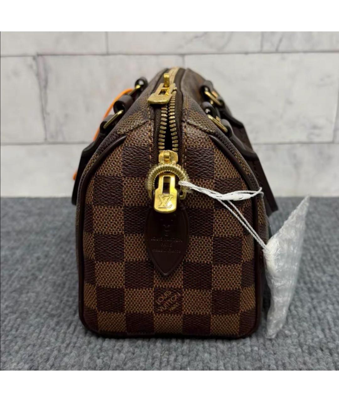 LOUIS VUITTON Коричневая сумка с короткими ручками, фото 3