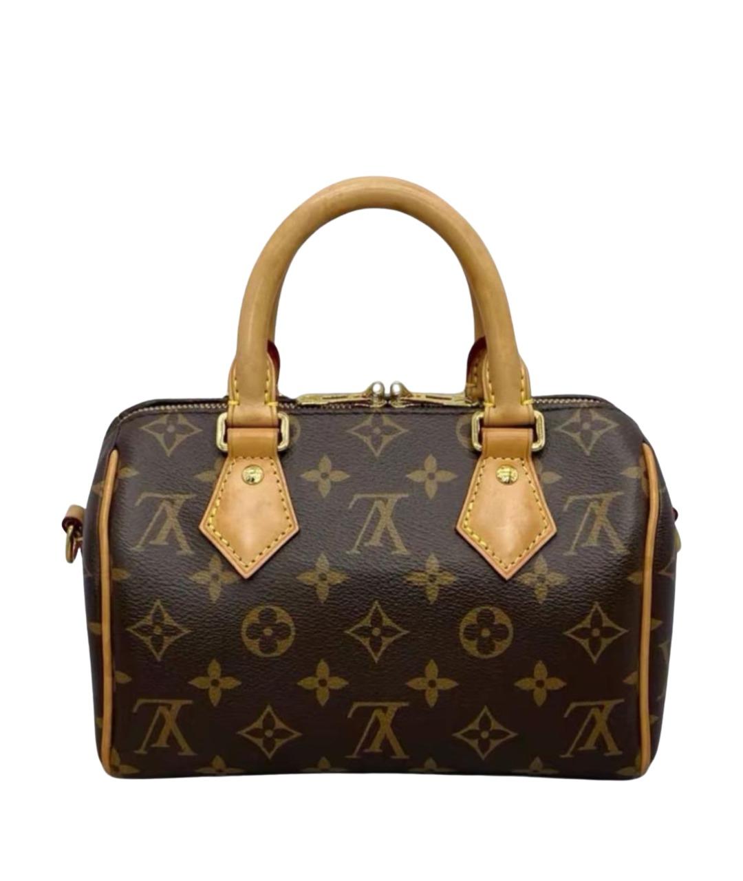 LOUIS VUITTON Коричневая сумка с короткими ручками, фото 1