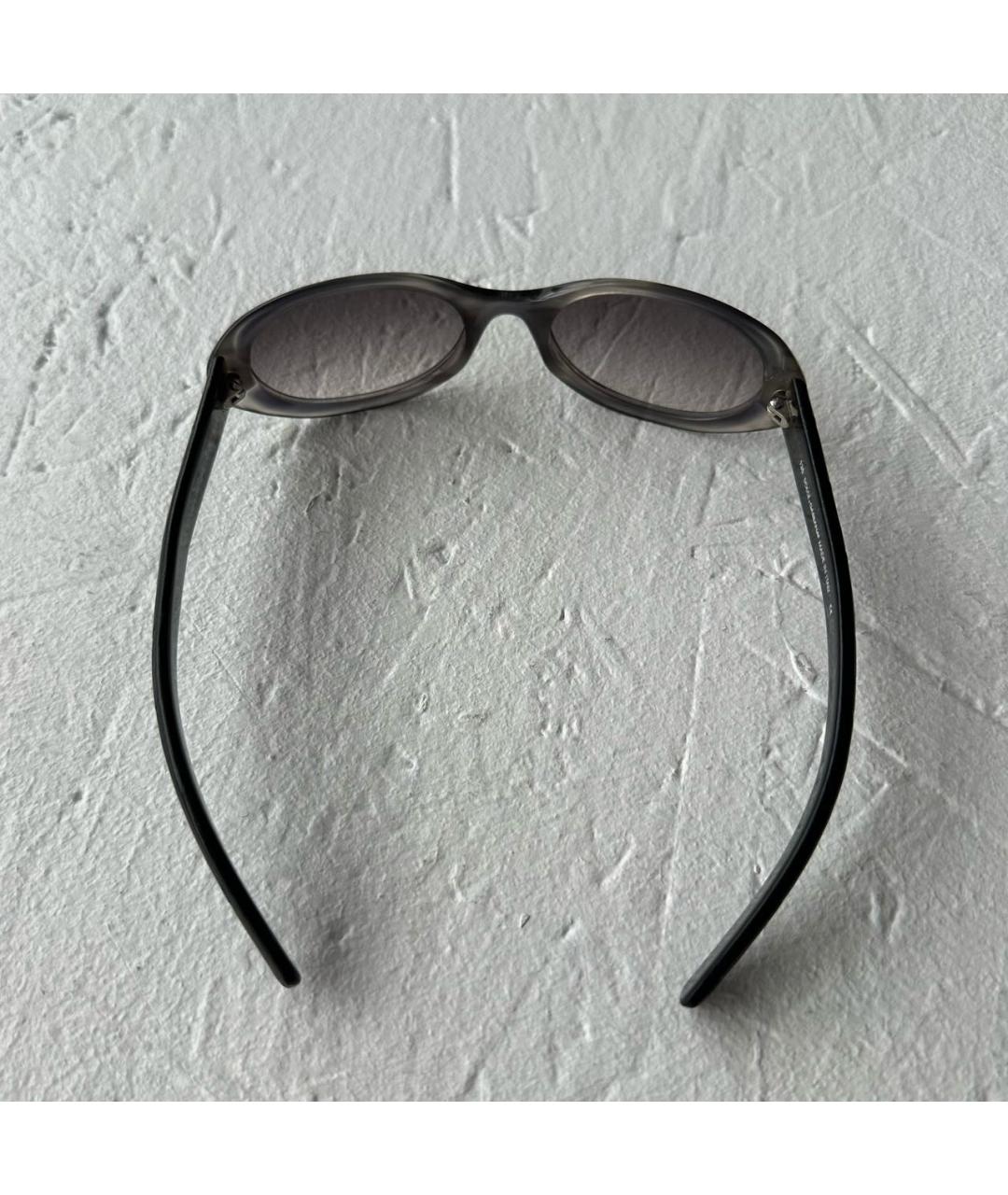 DOLCE&GABBANA Темно-синие пластиковые солнцезащитные очки, фото 3