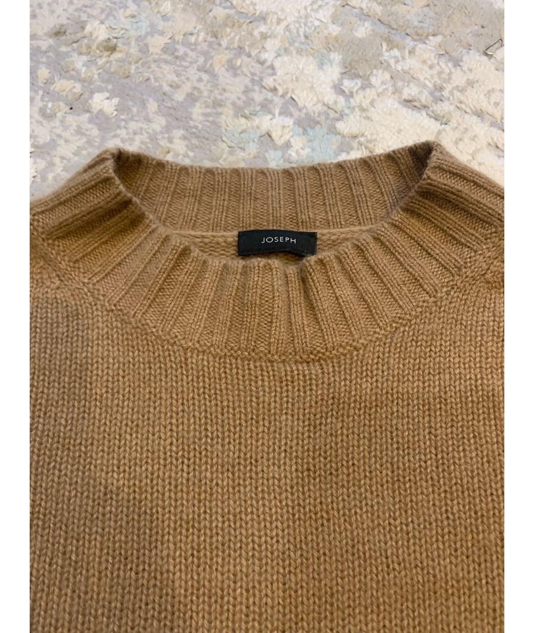JOSEPH Коричневый кашемировый джемпер / свитер, фото 5
