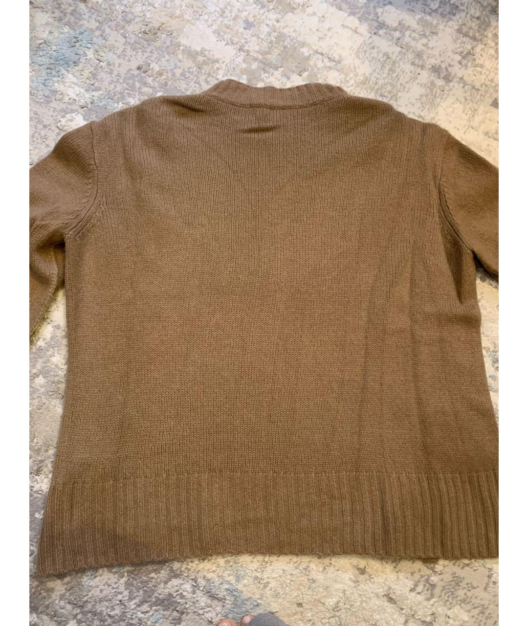 JOSEPH Коричневый кашемировый джемпер / свитер, фото 7