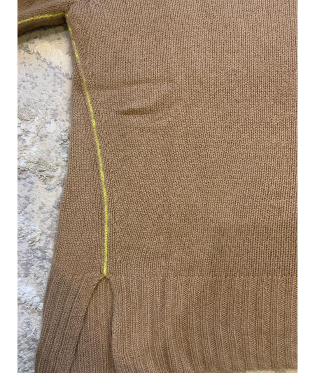 JOSEPH Коричневый кашемировый джемпер / свитер, фото 3