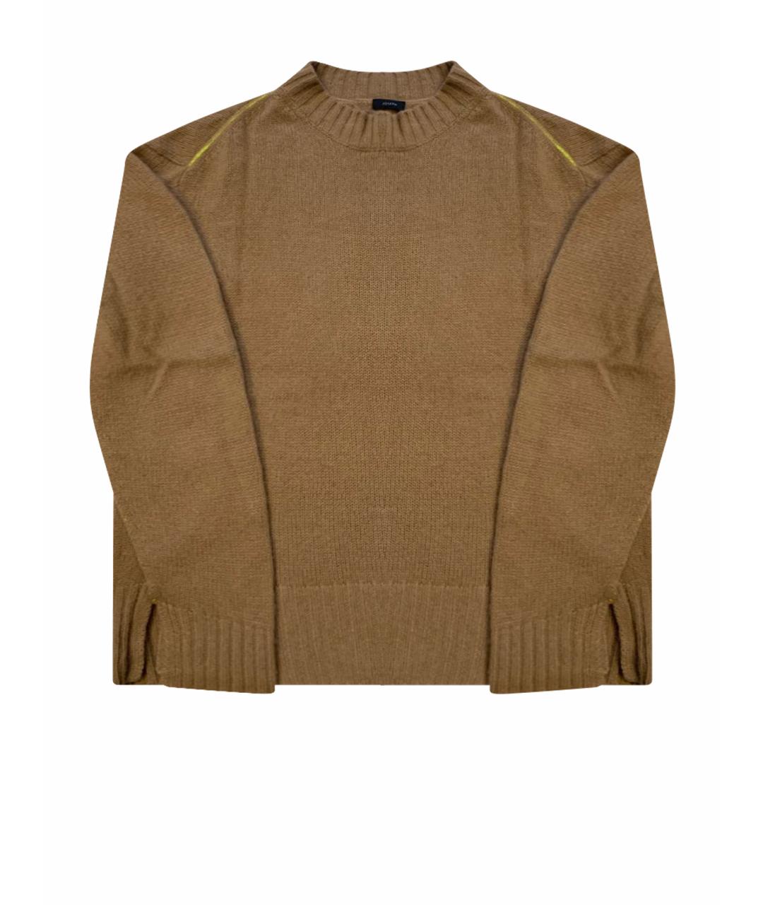 JOSEPH Коричневый кашемировый джемпер / свитер, фото 1