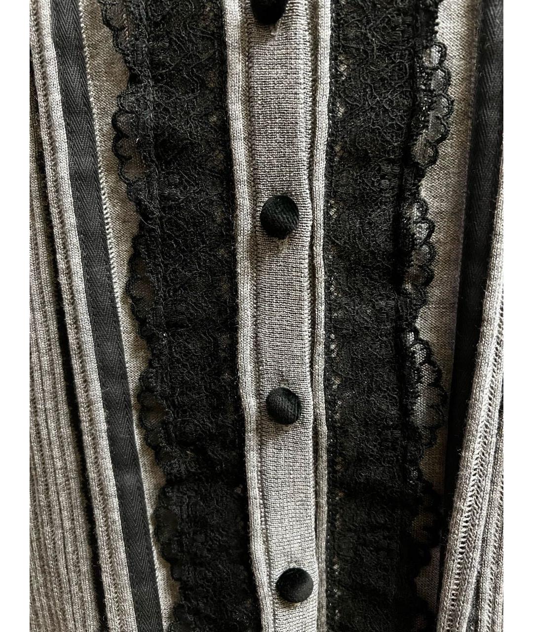 RED VALENTINO Серый шерстяной джемпер / свитер, фото 4