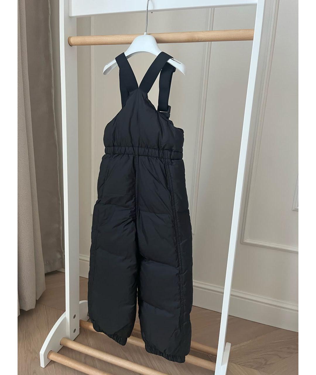 MONCLER KIDS Черный комбинезон, фото 2