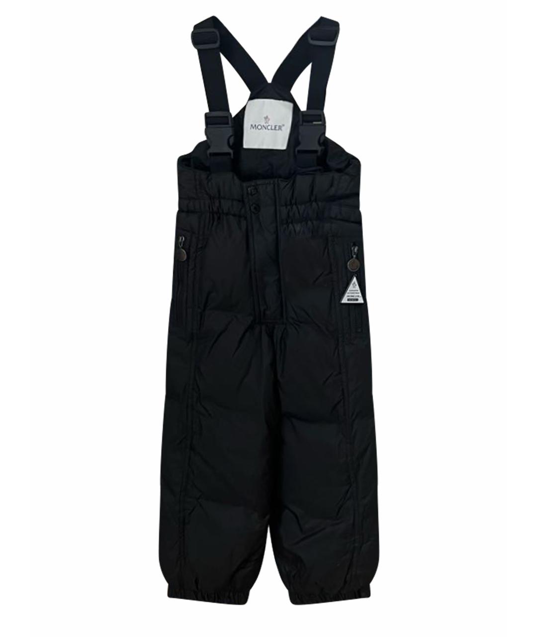 MONCLER KIDS Черный комбинезон, фото 1