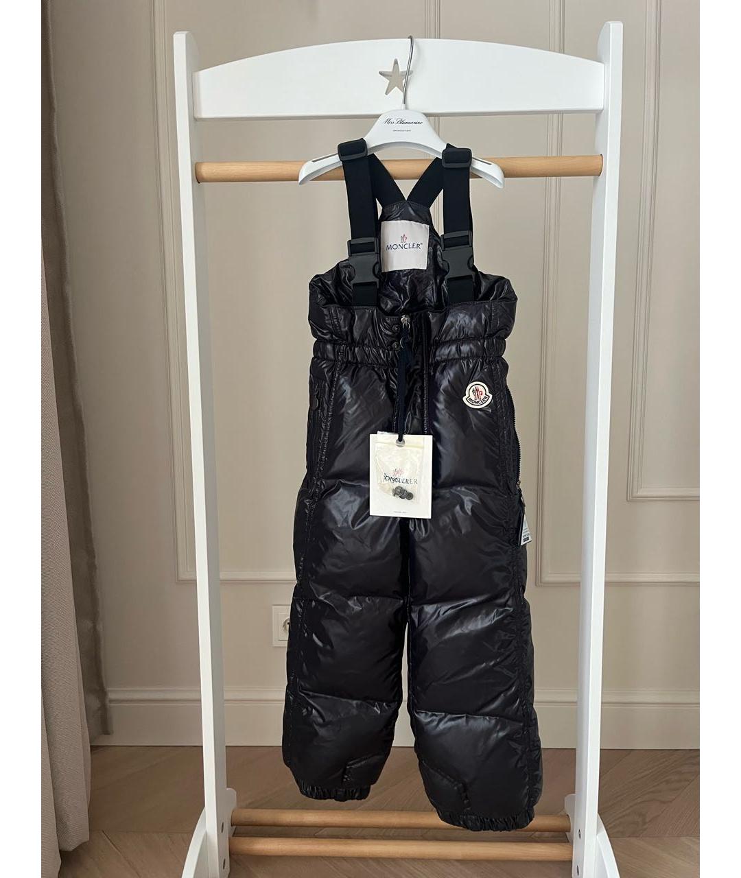 MONCLER KIDS Темно-синий комбинезон, фото 9