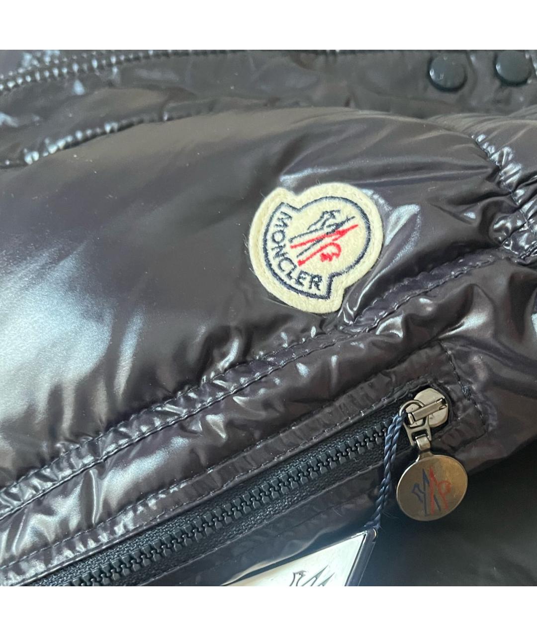 MONCLER KIDS Темно-синий комбинезон, фото 4