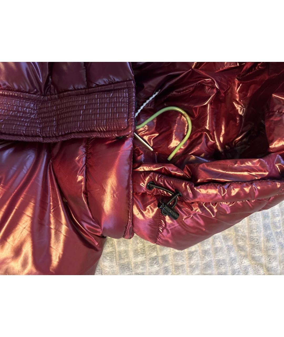 MICHAEL KORS Бордовая полиэстеровая куртка, фото 4
