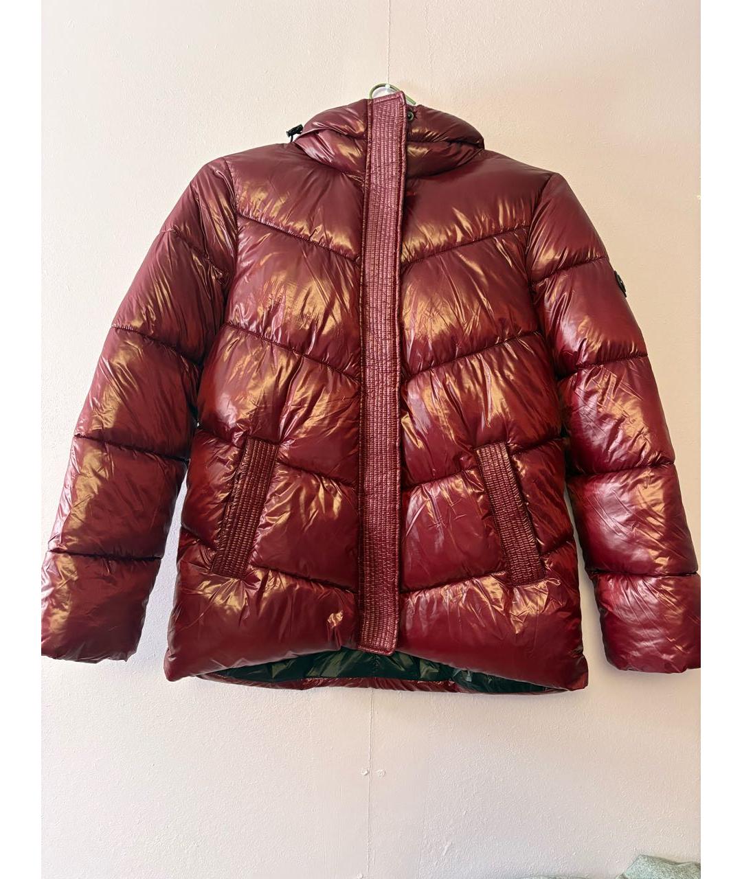 MICHAEL KORS Бордовая полиэстеровая куртка, фото 5