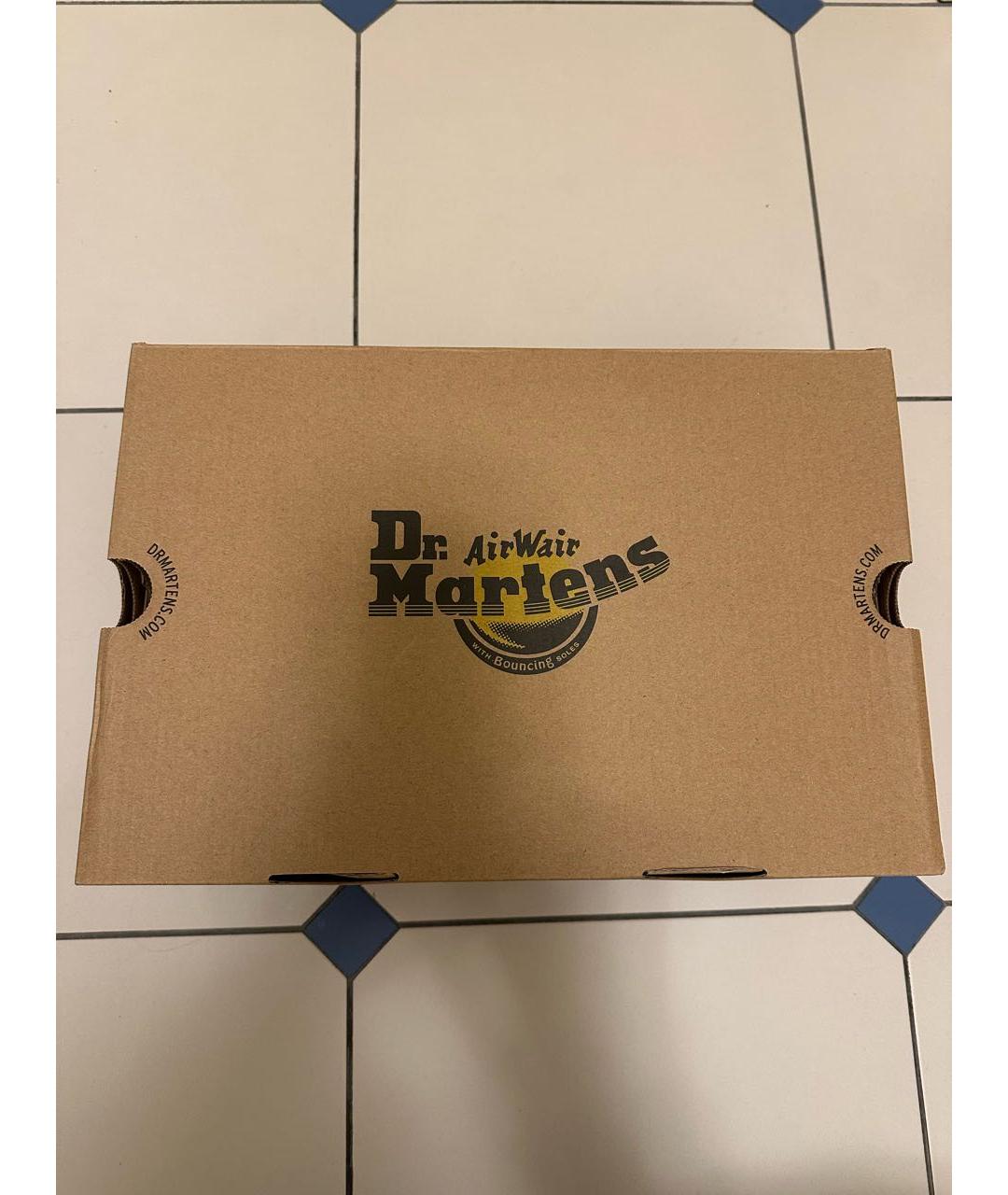 DR. MARTENS Черные полусапоги из лакированной кожи, фото 4