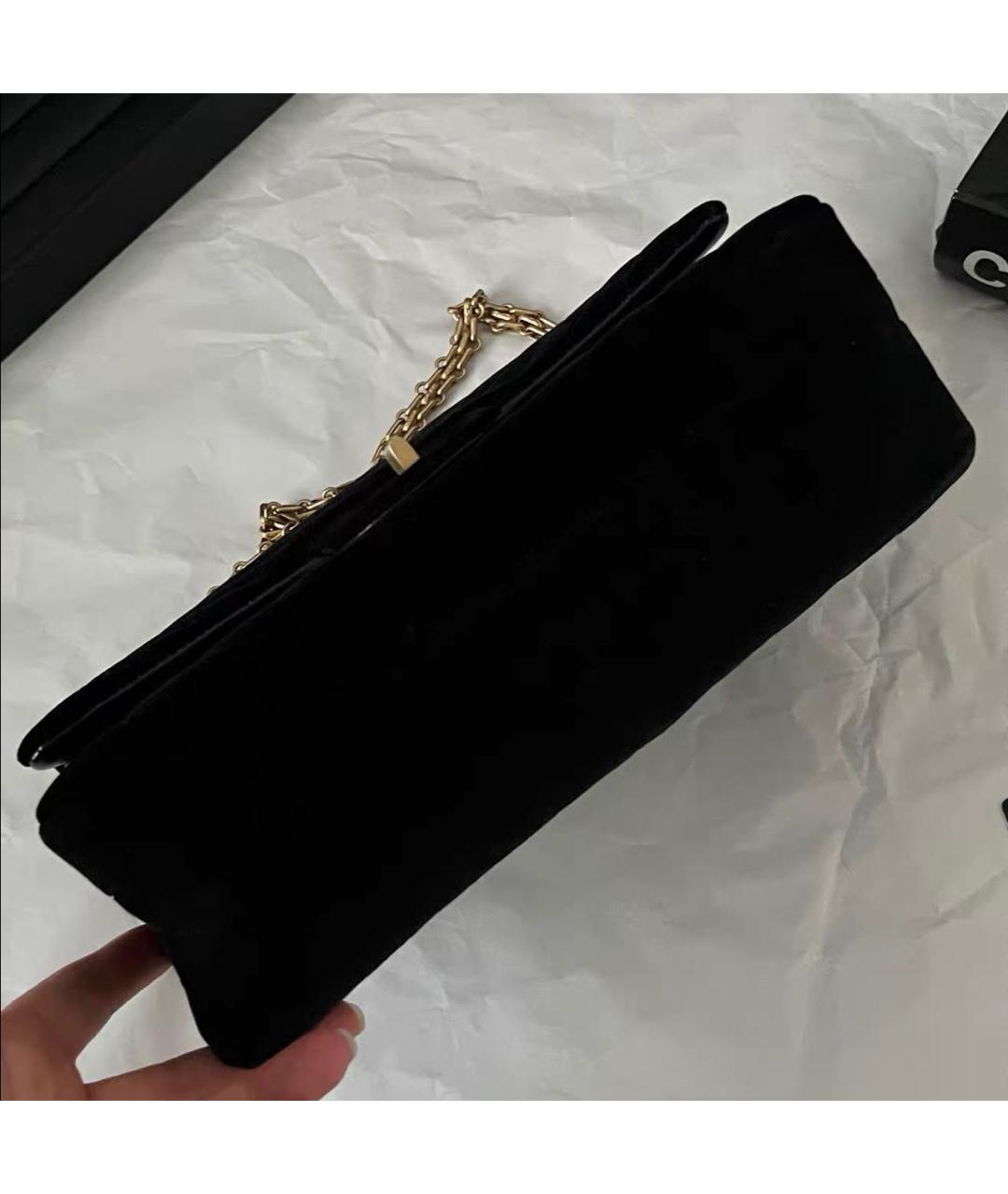 CHANEL Черная кожаная сумка через плечо, фото 4