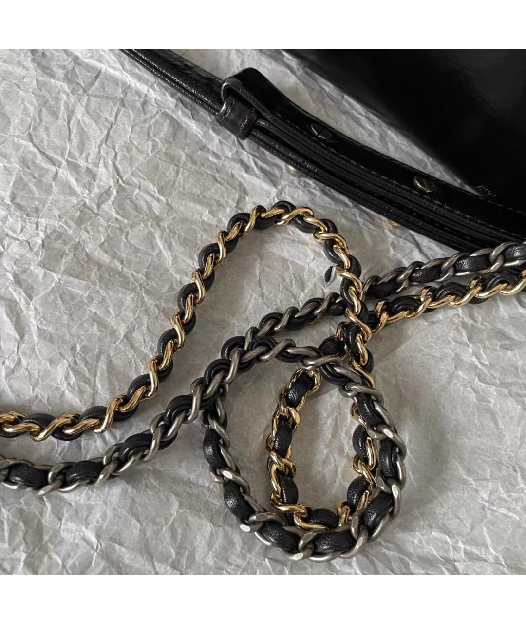 CHANEL Бежевая кожаная сумка через плечо, фото 7