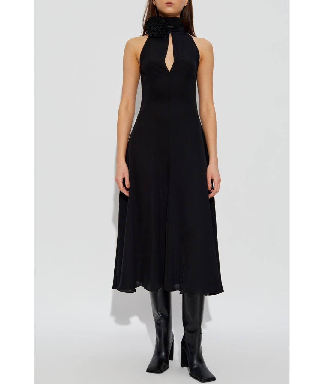 ALAIA Черное вискозное платье, фото 8