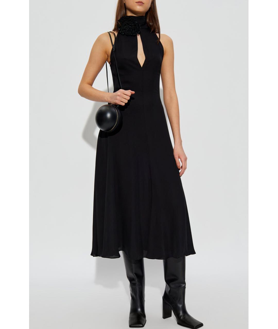 ALAIA Черное вискозное платье, фото 5