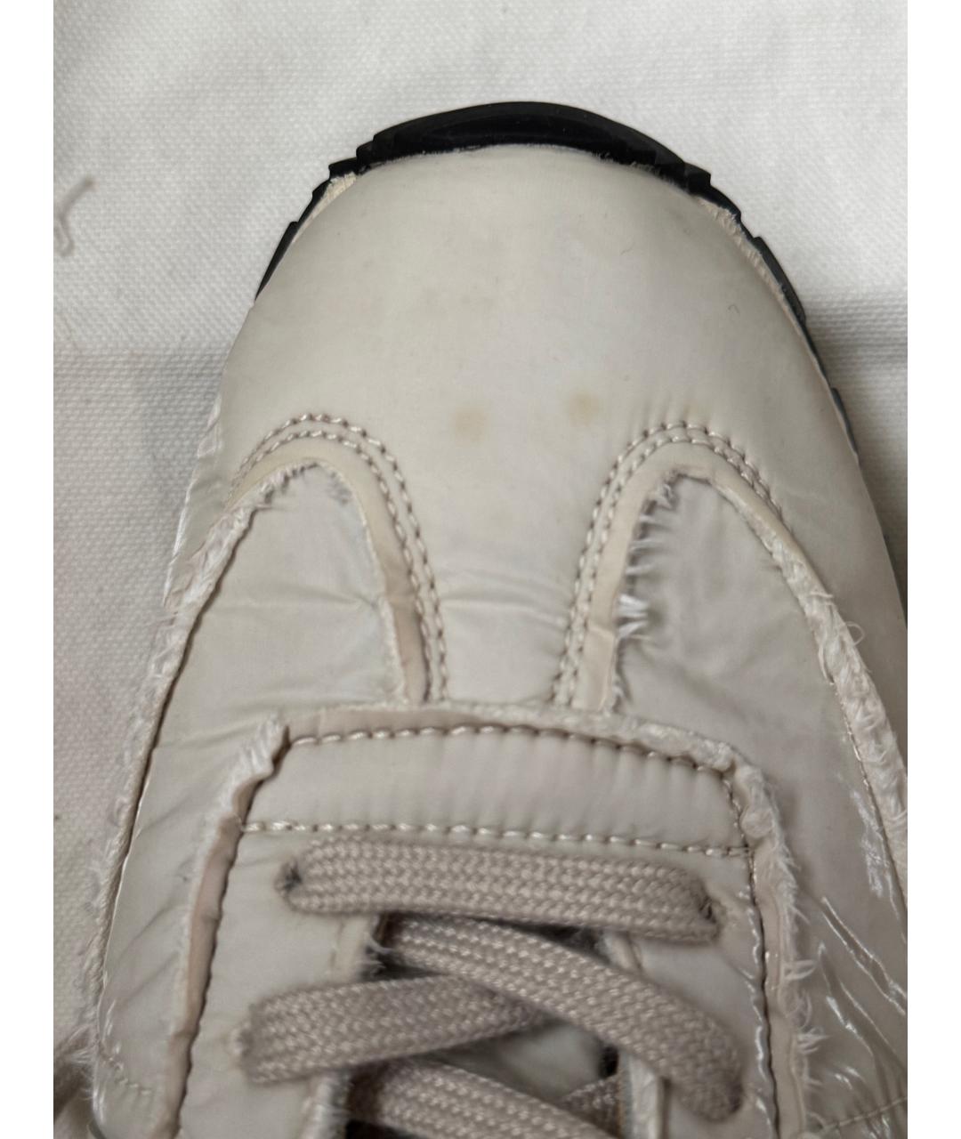 PREMIATA Бежевые текстильные кроссовки, фото 8