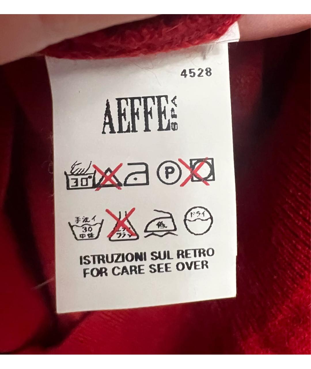 MOSCHINO Красная кашемировая водолазка, фото 5