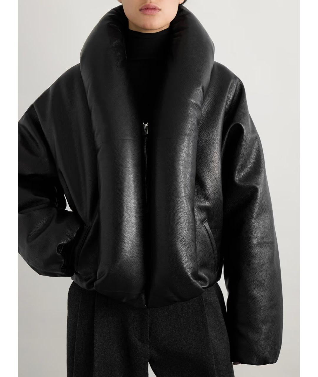 ALAIA Черная кожаная куртка, фото 7
