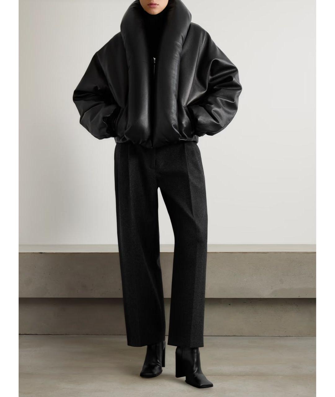 ALAIA Черная кожаная куртка, фото 6