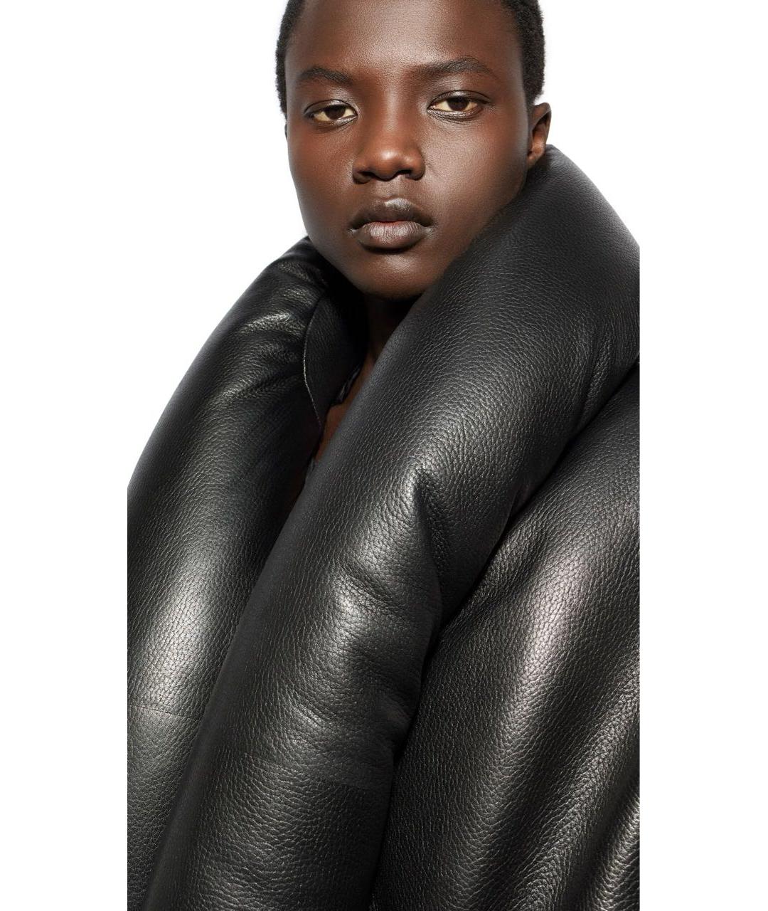 ALAIA Черная кожаная куртка, фото 4