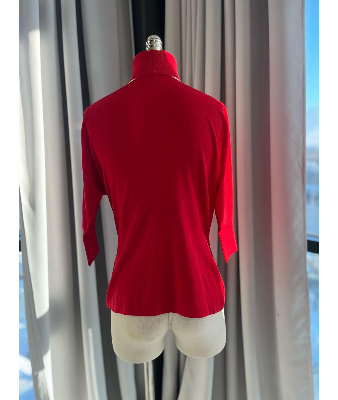 CHRISTIAN DIOR Красный хлопковый джемпер / свитер, фото 3