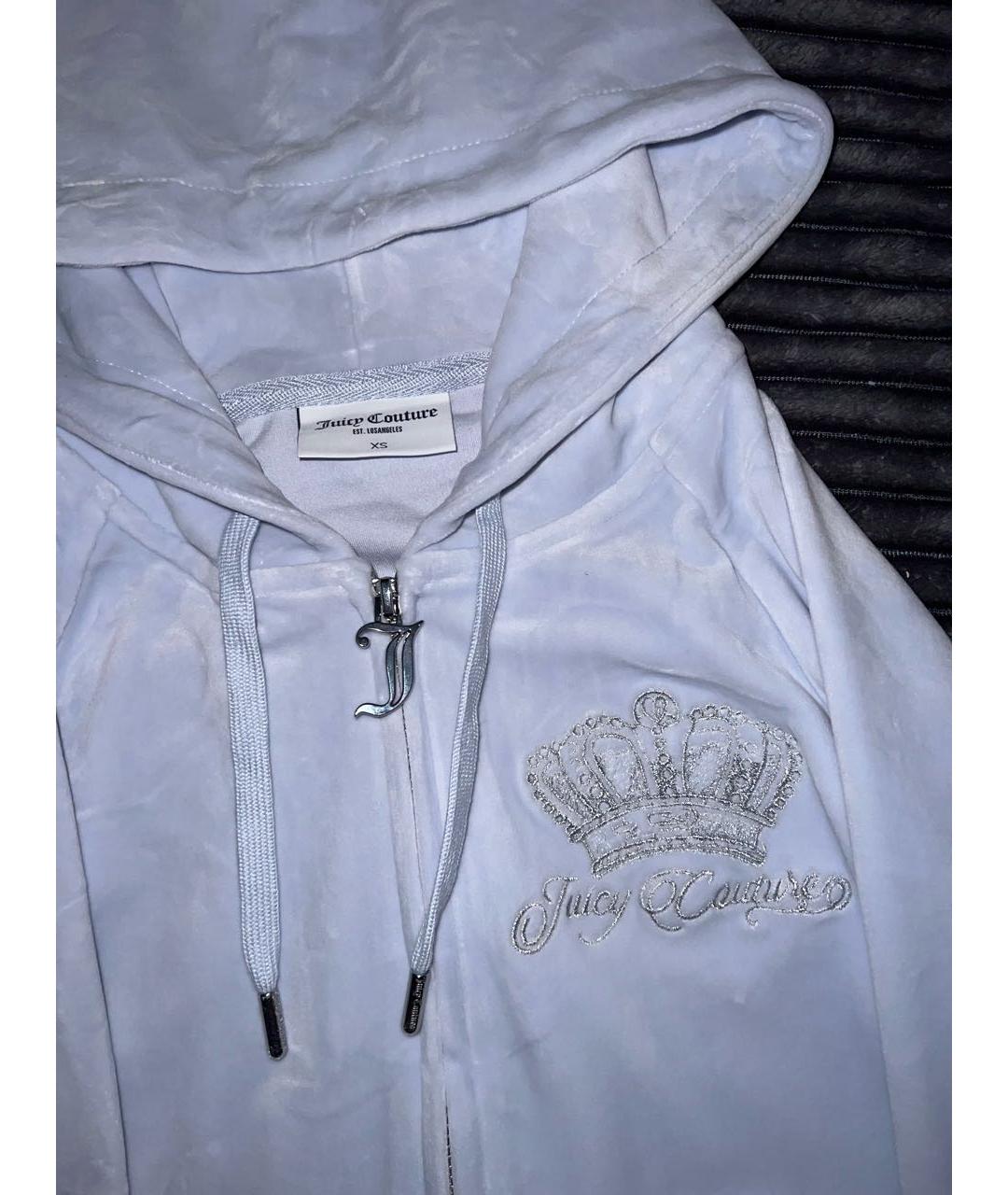 JUICY COUTURE Голубой велюровый спортивные костюмы, фото 6