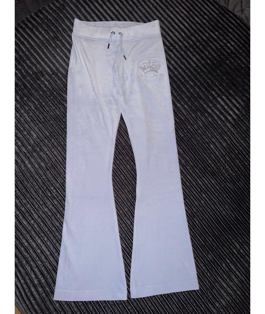 JUICY COUTURE Голубой велюровый спортивные костюмы, фото 4