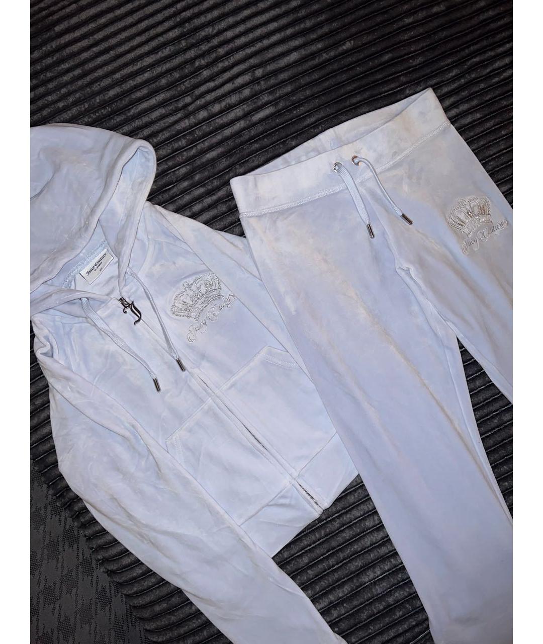 JUICY COUTURE Голубой велюровый спортивные костюмы, фото 2