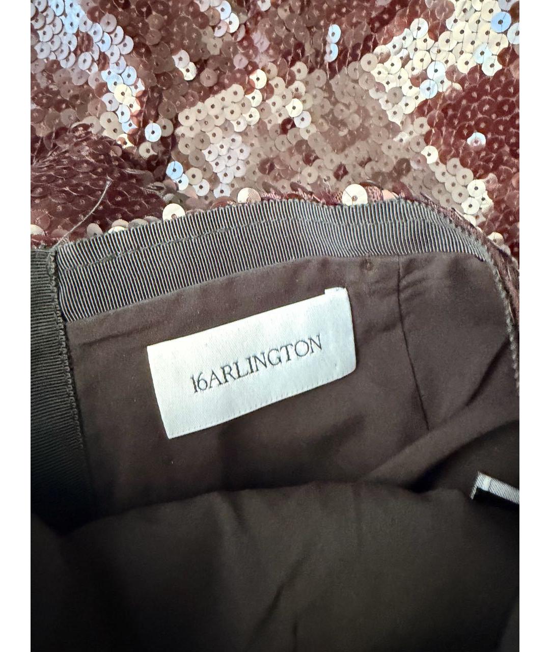16ARLINGTON Коричневый полиэстеровый костюм с юбками, фото 3